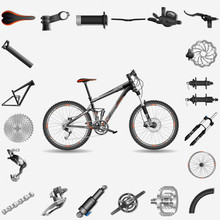 Bicycle With Parts
