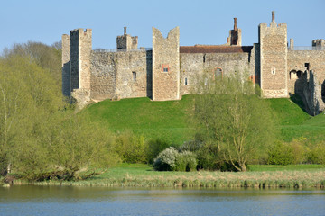 Wall Mural - Framlingham castle from Mere