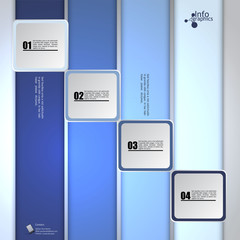 Wall Mural - Modern Design template / can be used for infographics / numbered