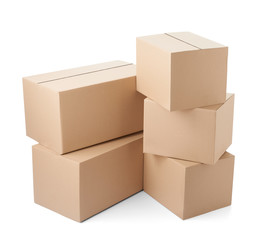 cardboard box package moving transportation delivery