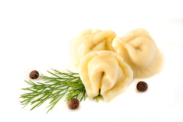 Canvas Print - Dumplings (pelmeni)