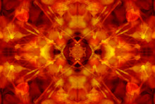 Orange Kaleidoscope Background