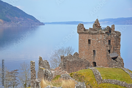 Board z aluminiowym obramowaniem Loch Ness Castle