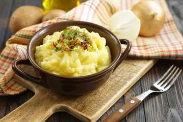 Canvas Print - Potato puree