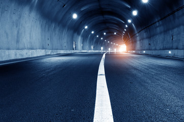 abstract car in the tunnel trajectory