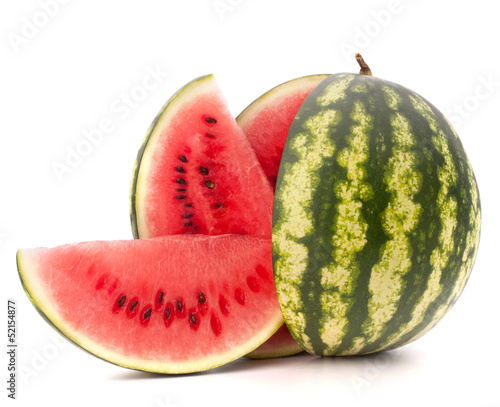 Naklejka na drzwi Sliced ripe watermelon