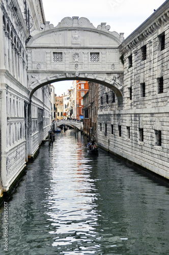 Naklejka na drzwi Most Westchnień w Wenecji