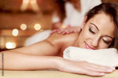 Foto-Lamellenvorhang - Massage (von BGStock72)
