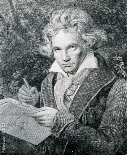 Fotomural Portrait of german composer Beethoven