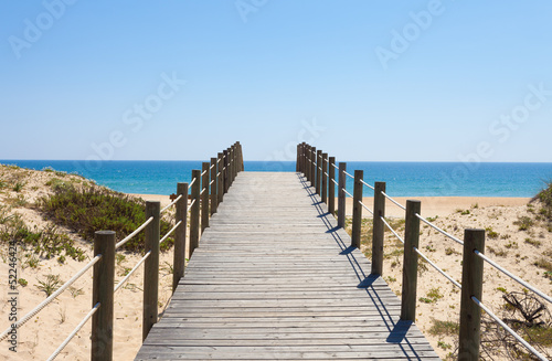 Naklejka na szybę Portugal - Algarve - Vale do Lobo - Praia Garrao poente