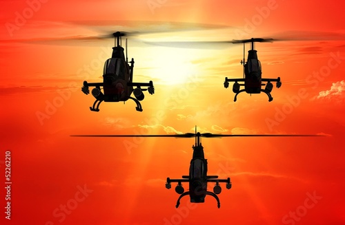 Fotoboard na płycie Helikopter