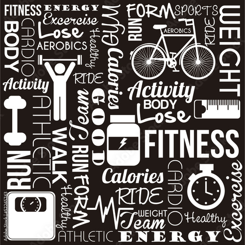 Board z aluminiowym obramowaniem Wektor fitness