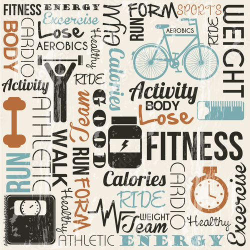 Board z aluminiowym obramowaniem Wektor fitness