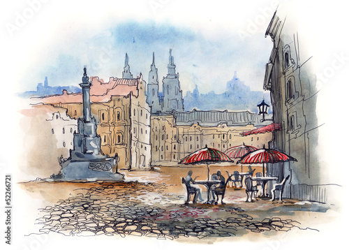 Obraz na płótnie canvas Praga