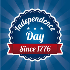 Sticker - independence day