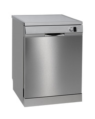 Freestanding dishwasher isolated with clipping path.