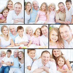 Wall Mural - Big family