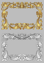 Sticker - Balinese Frame Ornament 2c