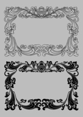 Poster - Balinese Frame Ornament 2a