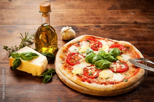Naklejka samoprzylepna Pizza margherita