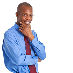 African young businessman portrait