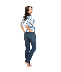 Wall Mural - woman wearing jeans