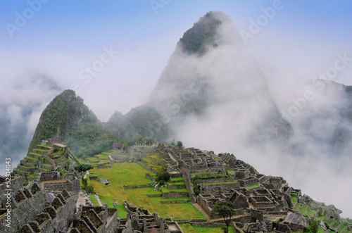 Obraz na płótnie canvas trzyczęściowy "tryptyk" Machu Picchu