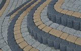 Fototapeta Kamienie - pattern on the pavement