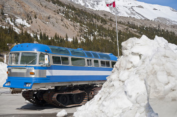 Columbia icefield, Snowmobil, Gletscherbus