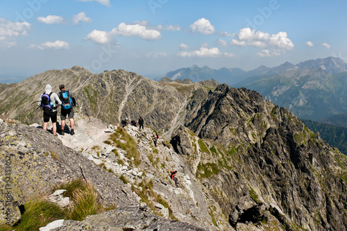 Board z aluminiowym obramowaniem Tatry wspinaczka