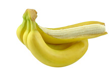 Banany Na Białym Tle