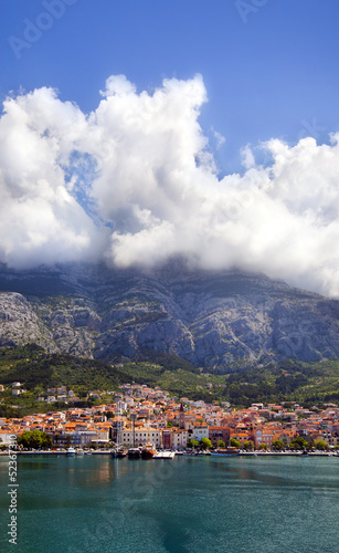 Obraz na płótnie canvas dwuczęściowy "dyptyk" Makarska chorwacja