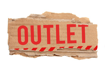 Wall Mural - outlet (torn cardboard)