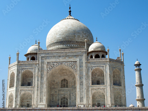 Plakat na papierze fotorealistycznym Taj mahal