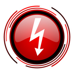 Poster - lightning icon