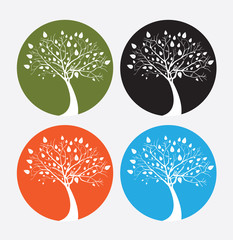 Poster - Tree icons