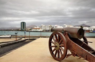 Wall Mural - Arrecife harbor