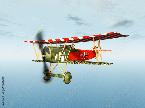 Naklejka dekoracyjna Deutsches Jagdflugzeug – Erster Weltkrieg