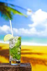 Fresh mojito drink