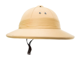 Safari hat isolated on the white