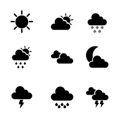 Sticker - weather icons