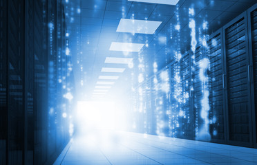 Poster - Matrix falling in data center