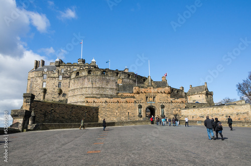 Board z aluminiowym obramowaniem Edinburgh castle, scotland