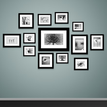 Picture Frame Vector. Vintage Photo Frames On Wall