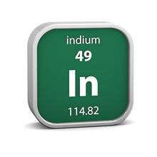 Indium Material Sign