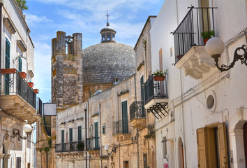 Wall Mural - Alleyway. Ceglie Messapica. Puglia. Italy.