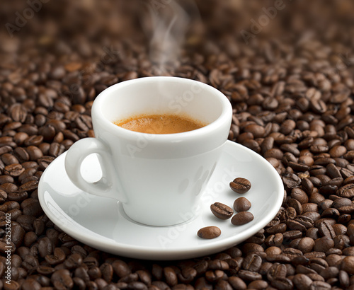 Obraz na płótnie canvas czteroczęściowy "tetraptyk" Espresso