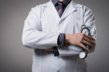  portrait of a medical doctor posing