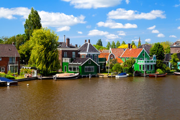 Fototapete - traditional Dutch houses in Zaanse Schans