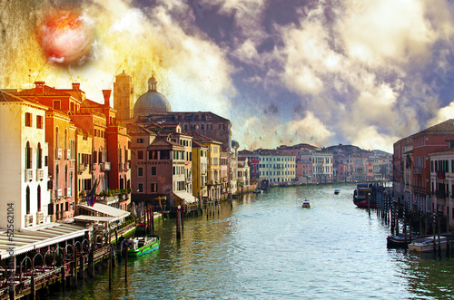 Obraz na płótnie canvas trzyczęściowy "tryptyk" Seria snów wenecja